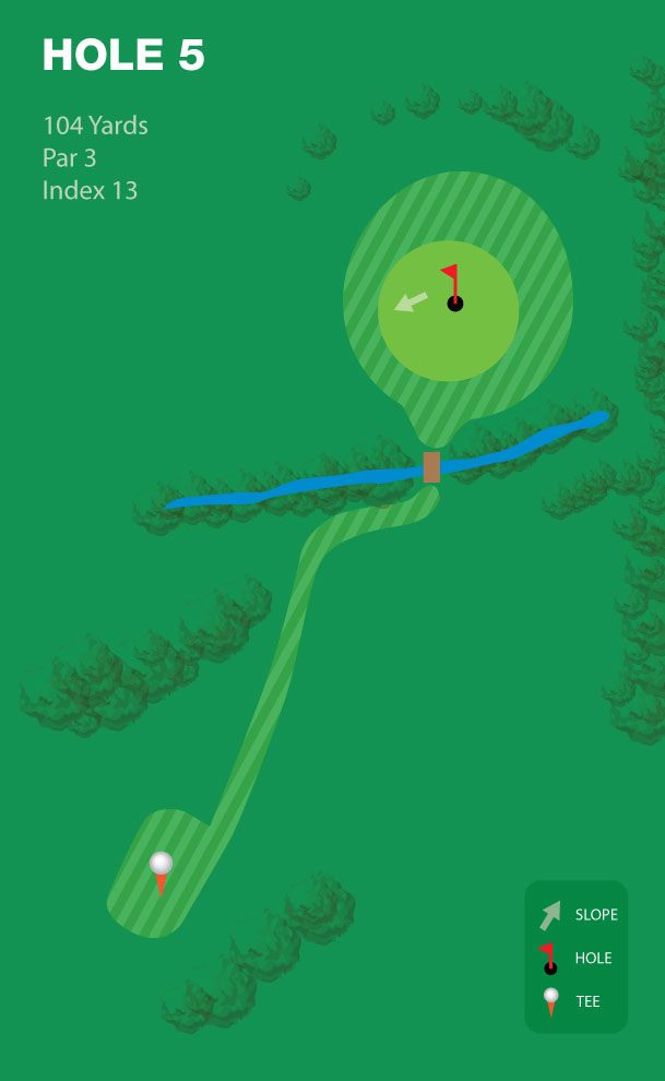 Hole 5 - Lakeside Golf Course